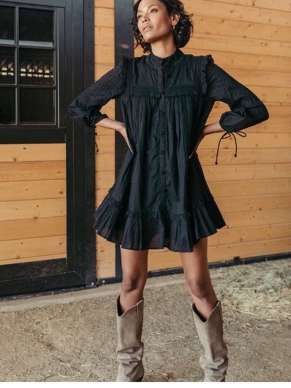 Cleobella Abby Mini Dress. Size Medium